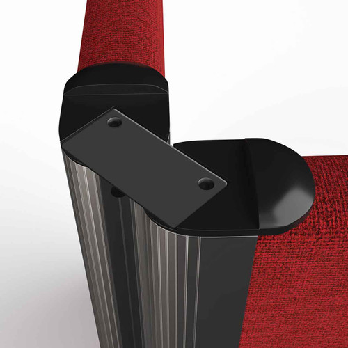 2 way 90 degree linking screen connector fixing