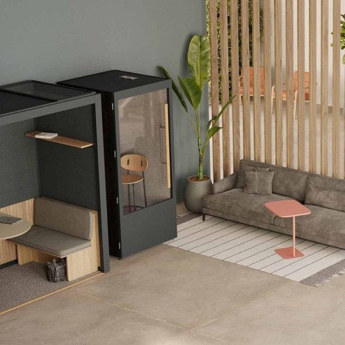 The acoustic pod engineered by Room for privacy and focus in an open space office - lifestyle.
