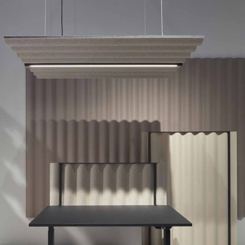 The Abstracta Scala is highly appreciated in restaurants, lounges and other leisure concepts - dark grey with lightning.