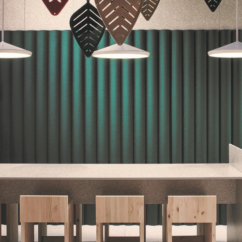 The Abstracta Scala can be integrated in any interior, whether your home, office, retail or hospitality business - green.