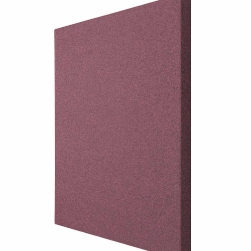 Abstracta Soneo Soundproof Wall Panel provides a simple, easy and versatile solution for noisy office spaces - dark pink - medium thick panel.