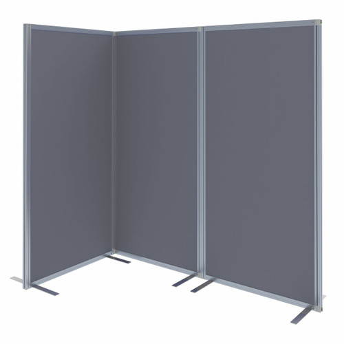 3 panel gallery display system
