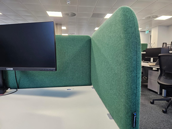 Case Study: Bespoke Acoustic Desk Screens for Vorwerk
