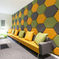 Hexagon Acoustic Wall Tiles