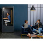 Acoustic office phone booths for soundproof privacy in open work spaces