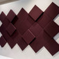 Abstracta Soneo Soundproof Wall Panel provides a simple, easy and versatile solution for noisy office spaces - burgundy.