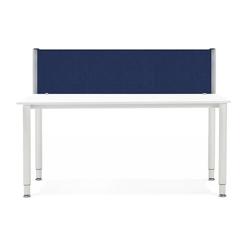 Acoustic Desk Partitions Screens Straight Top With Aluminium Edges logo