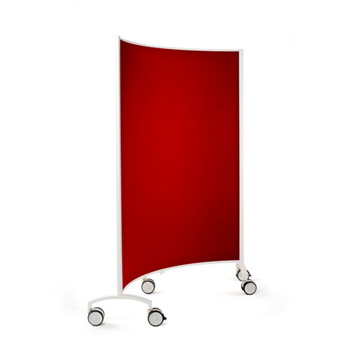 View curved mobile office screen logo