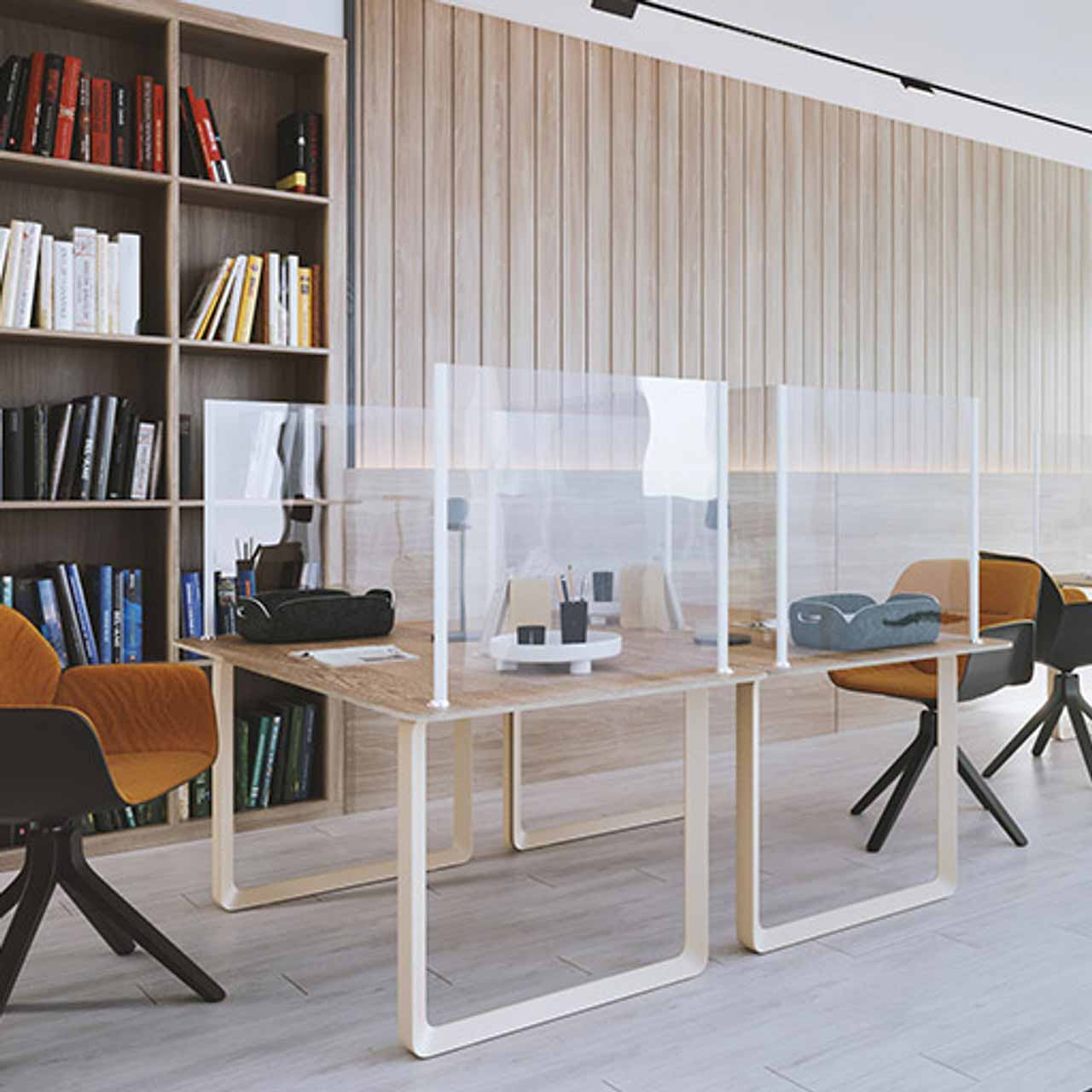 U Shield Desk Mounted Glazed Screen logo