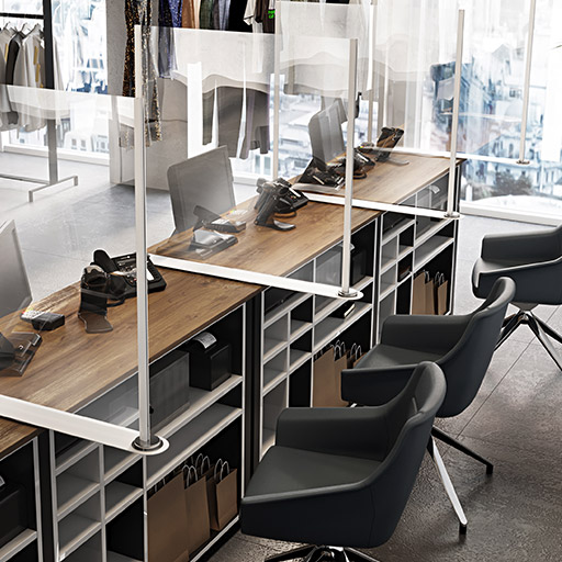 Counter Protection Glazed Screen logo