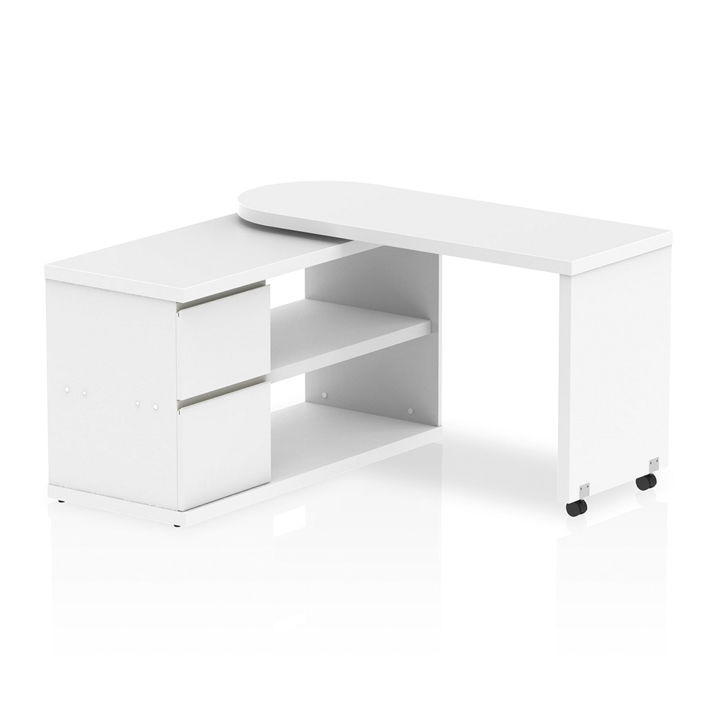 Fleur Smart Storage Office Desk With 360° Rotating Worktop logo