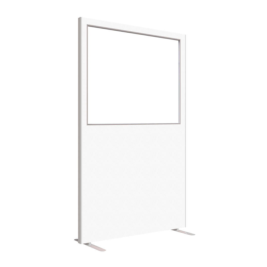Medical Easy Clean Antibacterial Vinyl Partition Screen Half Vision logo