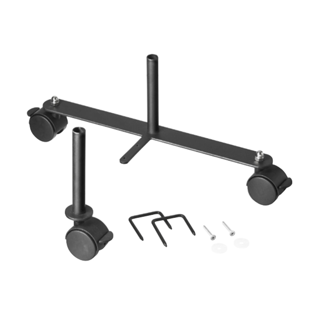 Abstracta Softline Castor feet set and 2 way linking connector logo