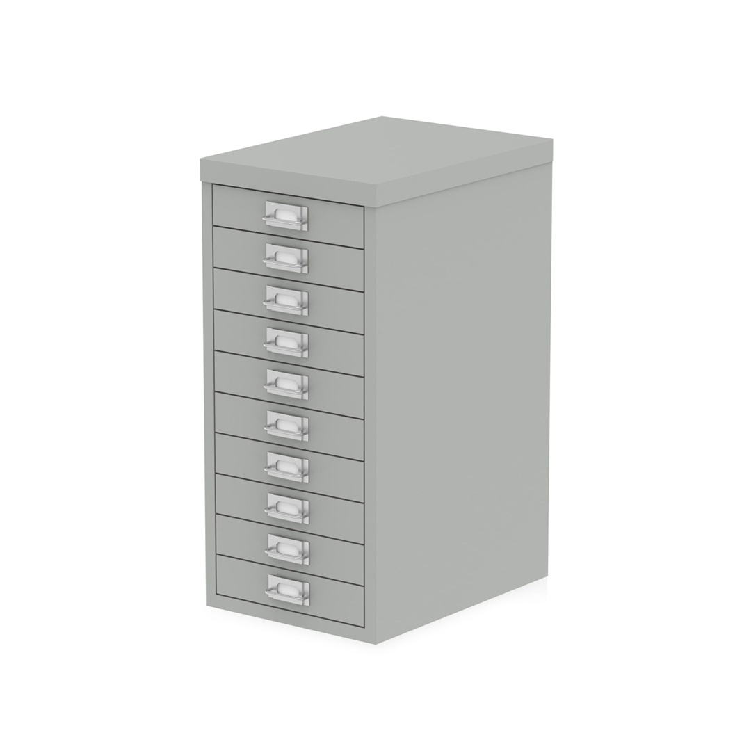Qube by Bisley Steel 10 Multidrawer Office Storage Cabinet logo