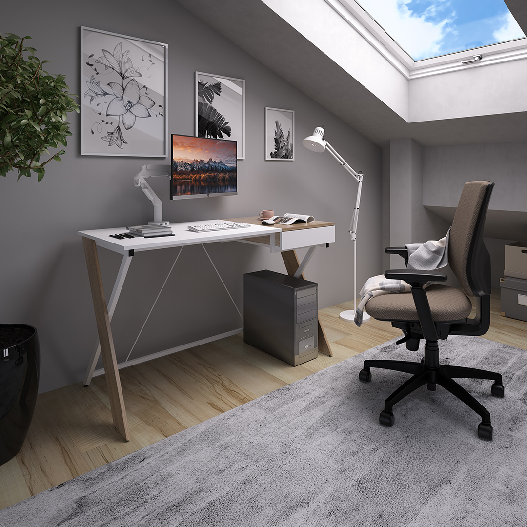 Sidon Desk Workstation Ergonomic Work and Study Furniture for your Home logo