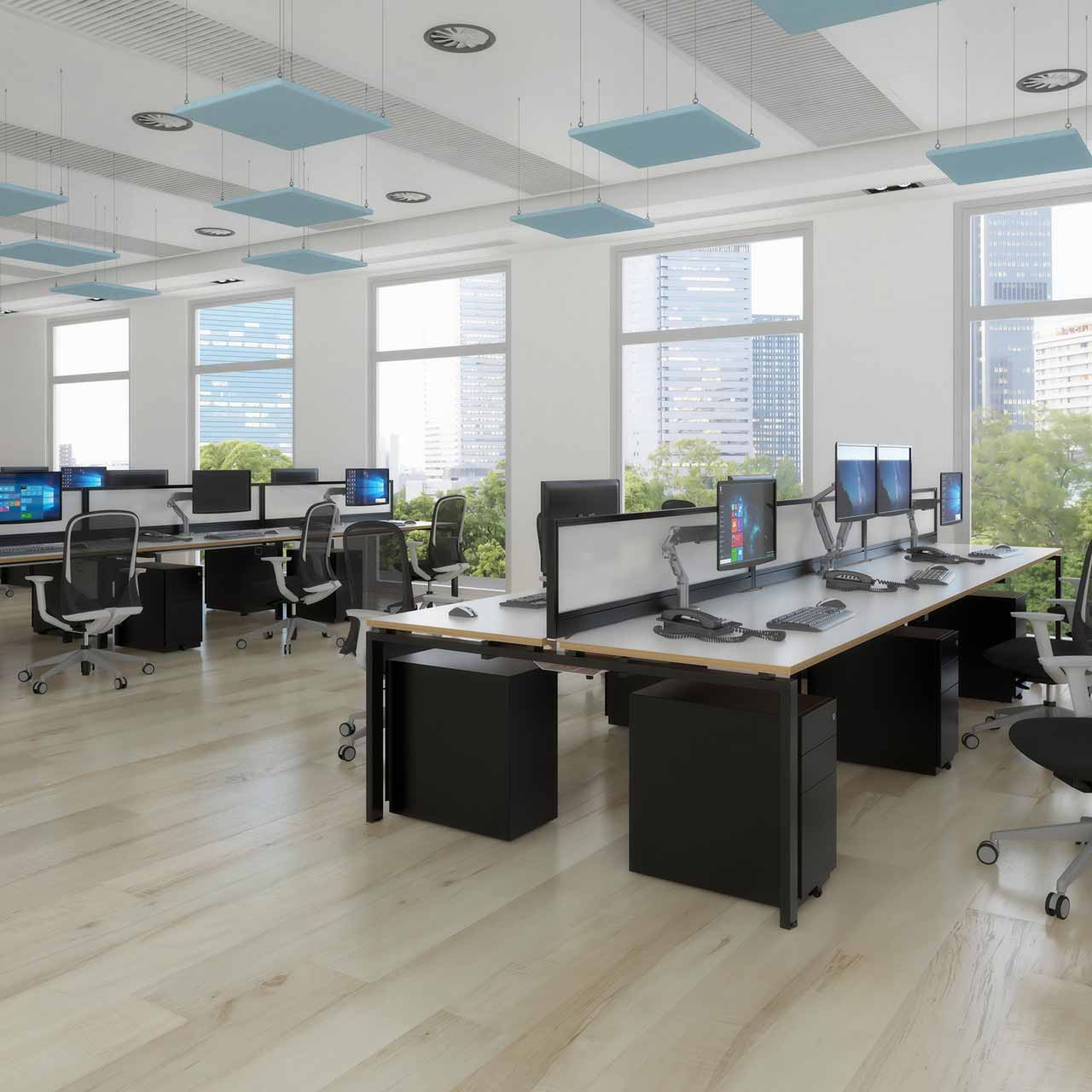 Fast Delivery Framed Acrylic Desk Screen logo