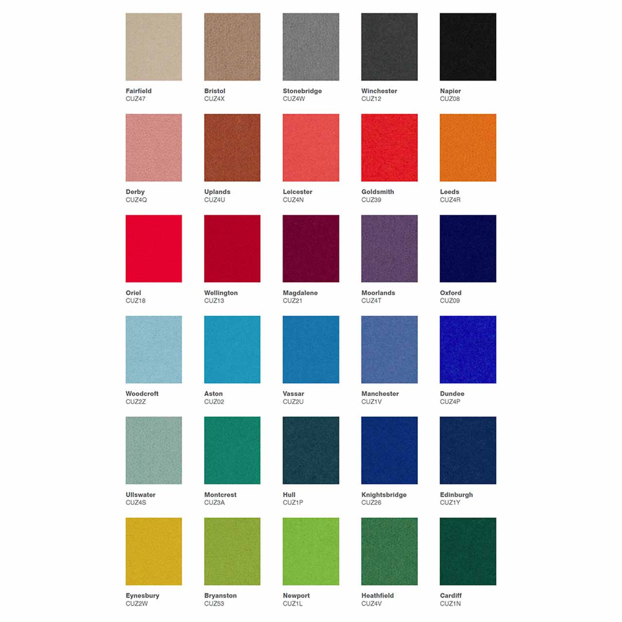 Camira Blazer Fabric Swatch Card logo