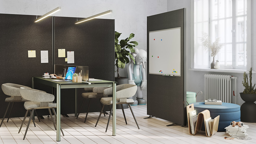 How to create more office space with the Next Day Delivery office partition floor screens