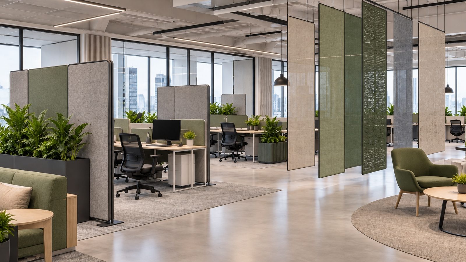 Acoustic Screens Buyer's Guide: Desk, Floor or Hanging