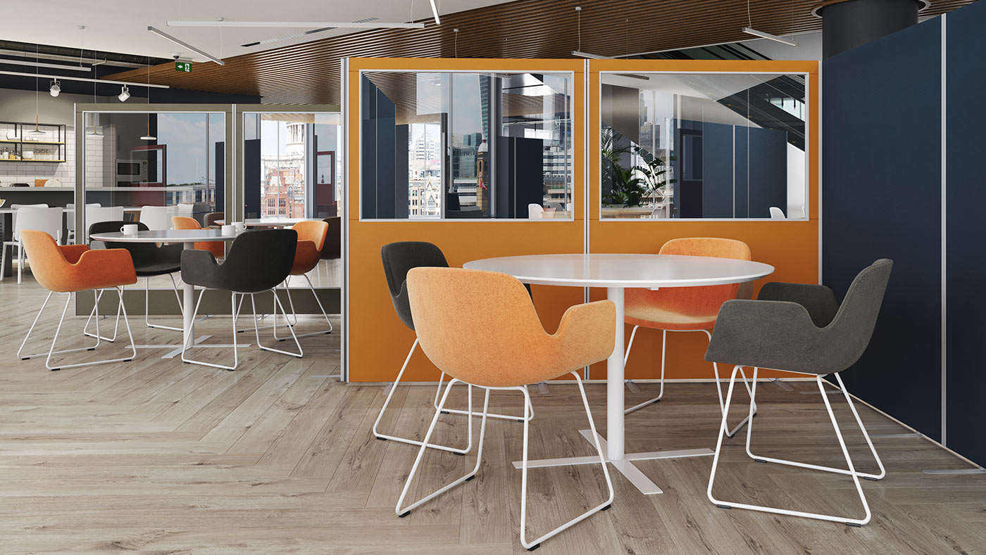 Introducing the Anti-Bacterial Easy Clean Vinyl Office Screen Range 