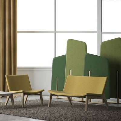 Freestanding acoustic screens