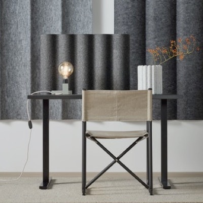 Freestanding desk dividers
