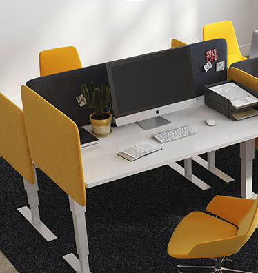 Budget Desk Divider Straight Screens Panelscreens Limited