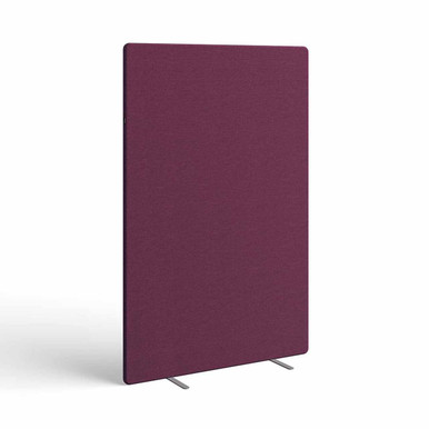 Curved Edge Fabric 38 freestanding acoustic screen
