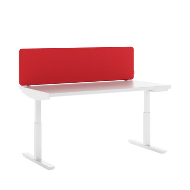 Edge 58 pinnable acoustic fabric desk screen