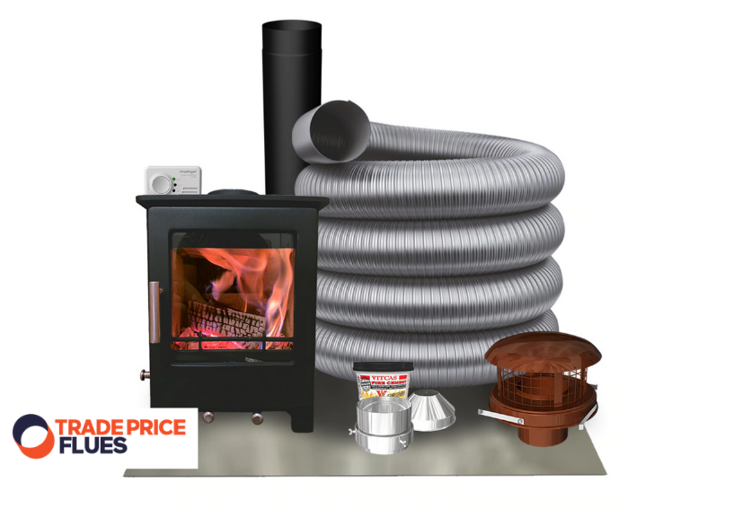 How to Install a Stove Pipe on a Wood Burner - Trade Price Flues