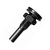 A side angle view of the flat head screw mandrel