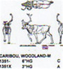 Woodland Caribou Walking 6" High