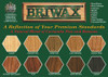 BRIWAX Golden Oak shows the color on a sample of wood.