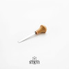 A standard look at the Stryi Palm #1 Chisel 10mm showing the complete chisel with small palm handle, and copper ferrule.