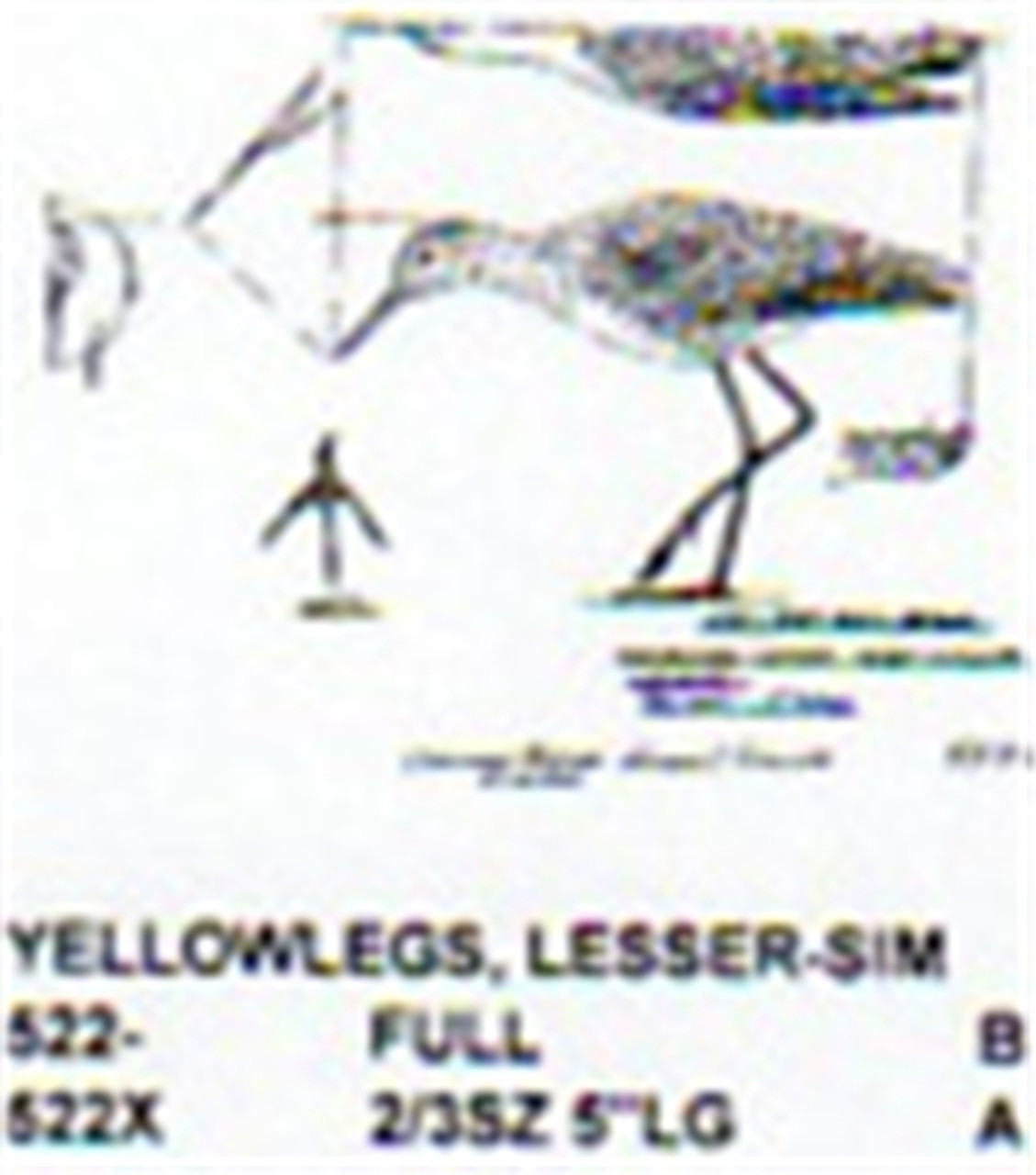 Lesser Yellowlegs Walking Carving Pattern