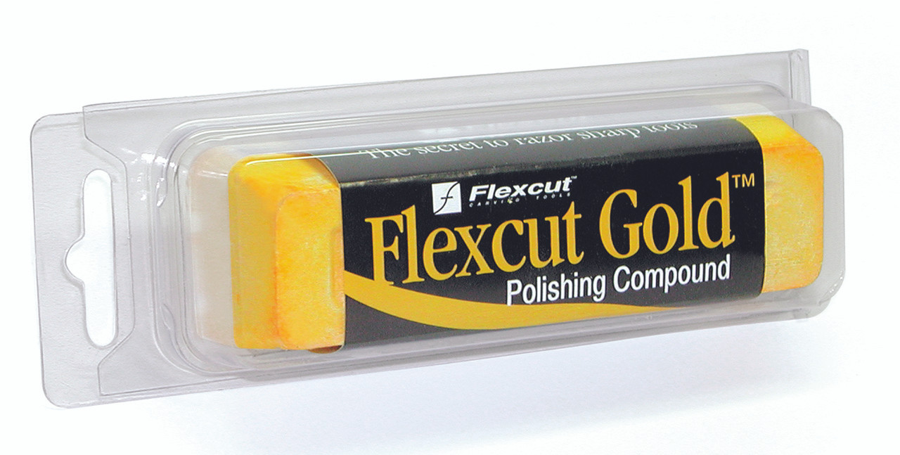 Flexcut Gold Polishing Compound in package.