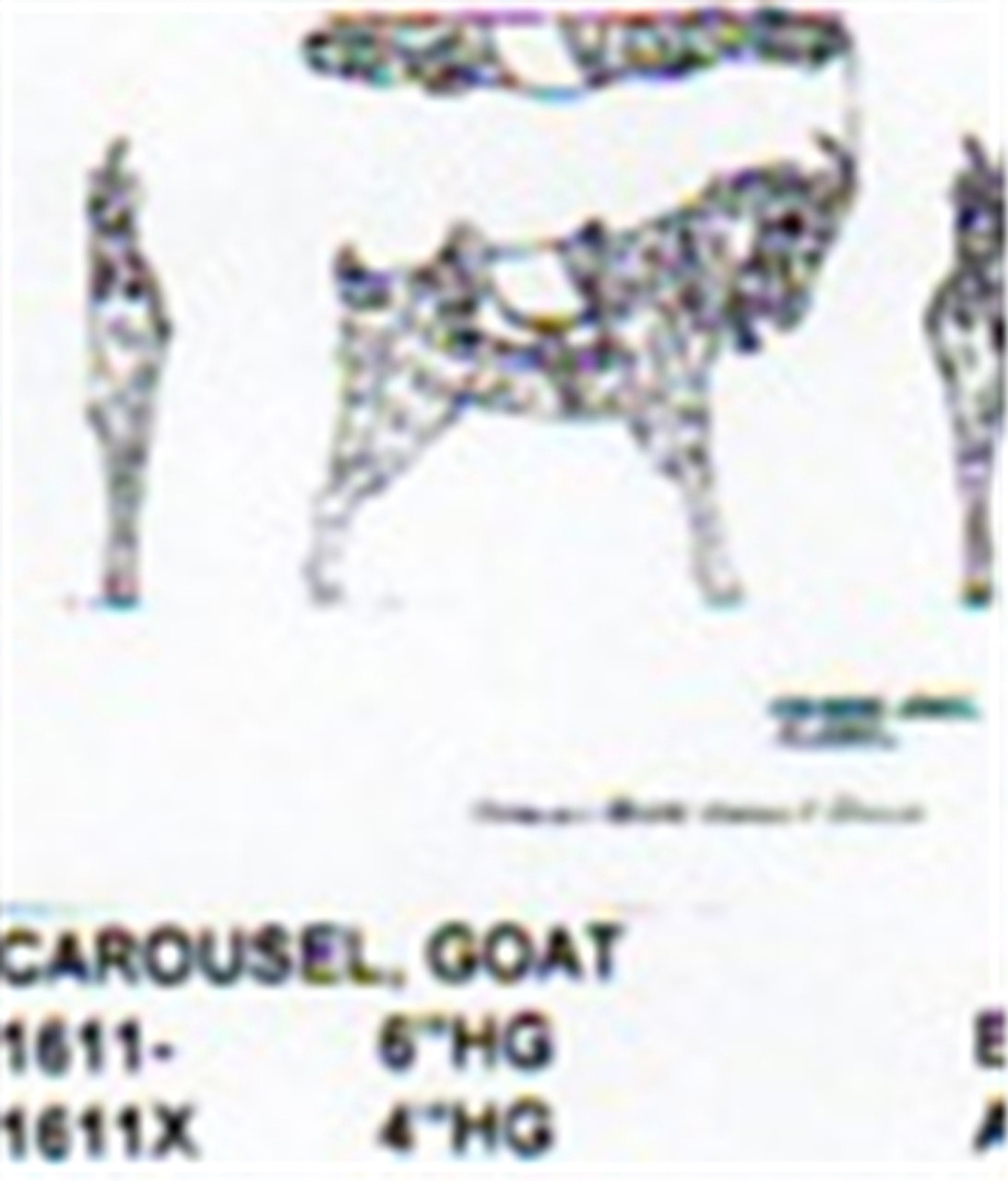 Carousel Goat 6"H