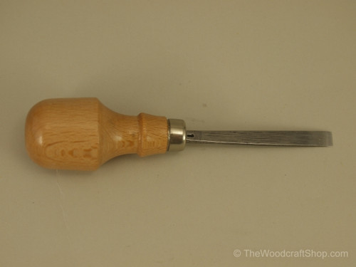 The Stubai Palm #1 Straight Chisel 7mm  showing the handle and blade profile.