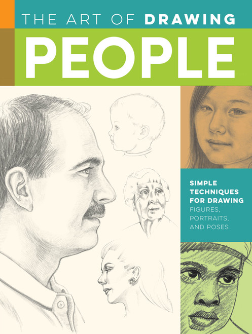 Front cover of Collector Series Art of Drawing People showing a mans face, boys face and a young girls face.