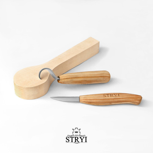 Spoon carving for beginners. Spoon carving tools starter kit