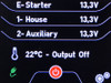 Monitors 3 Battery Banks, including battery compartment temperature.