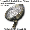 Stainless Steel Spreader Light Fixture (not included) with Marinebeam PAR36 Bulb