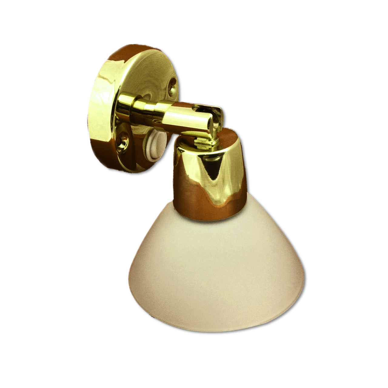 Led Reading Light With Frosted Glass Shade