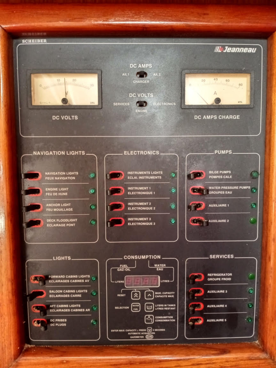 As used in complete Scheiber electrical panel