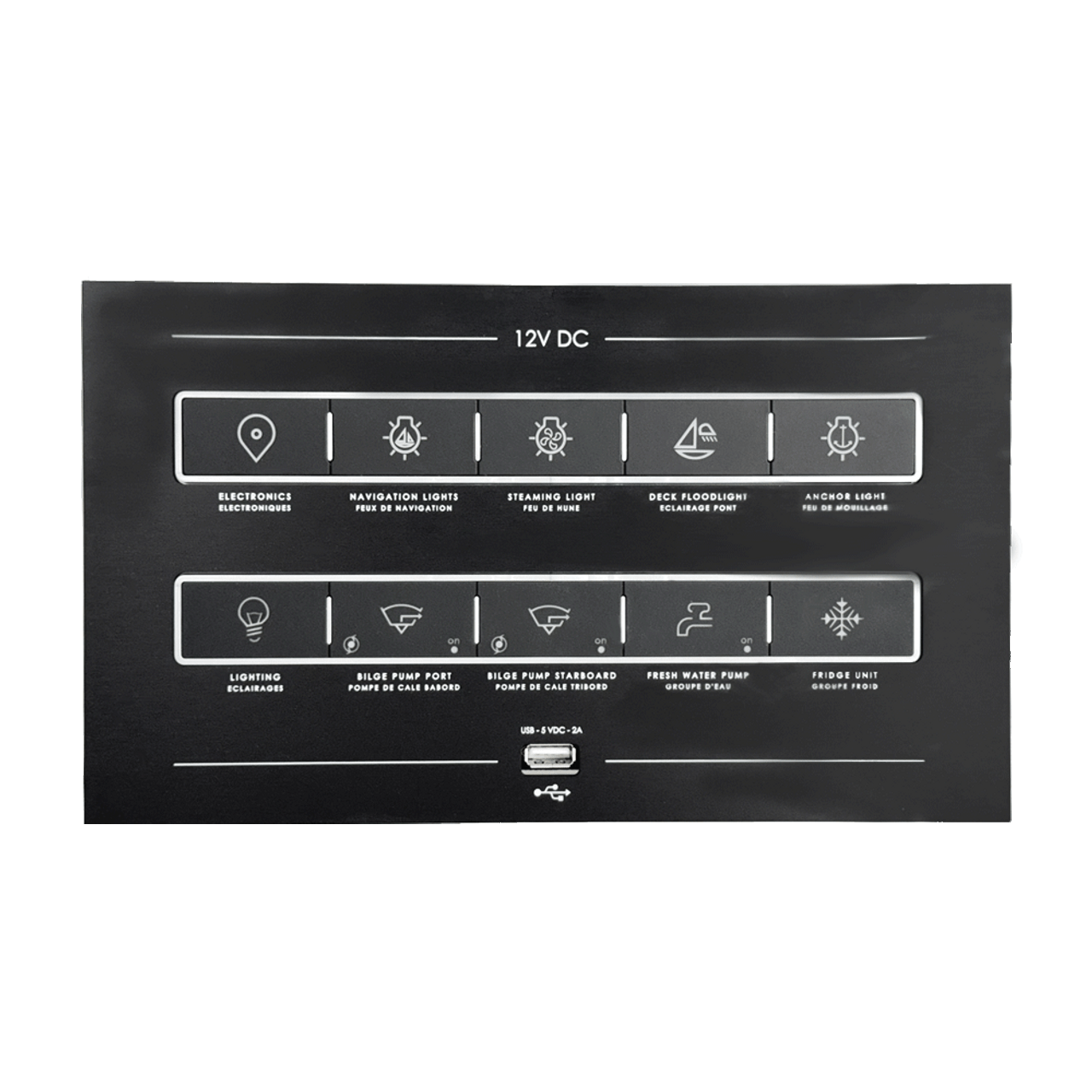 Scheiber 10P Silicone DC Switch Panel