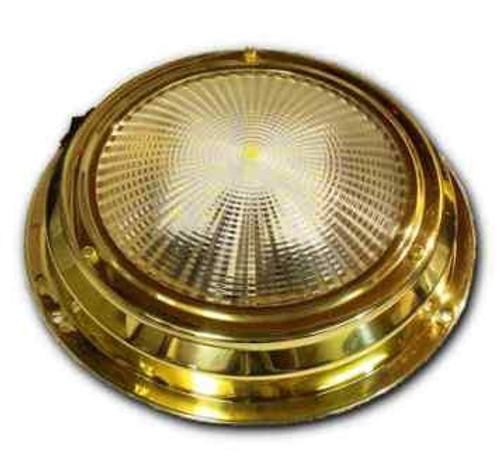 6.75" LED Dome Light - Stainless Steel or Traditional Brass