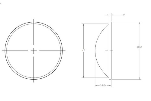 50mm Aspheric Lens F/1