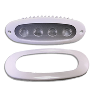 Flush Mount LED Deck Lamp T-Top Light with Bezel