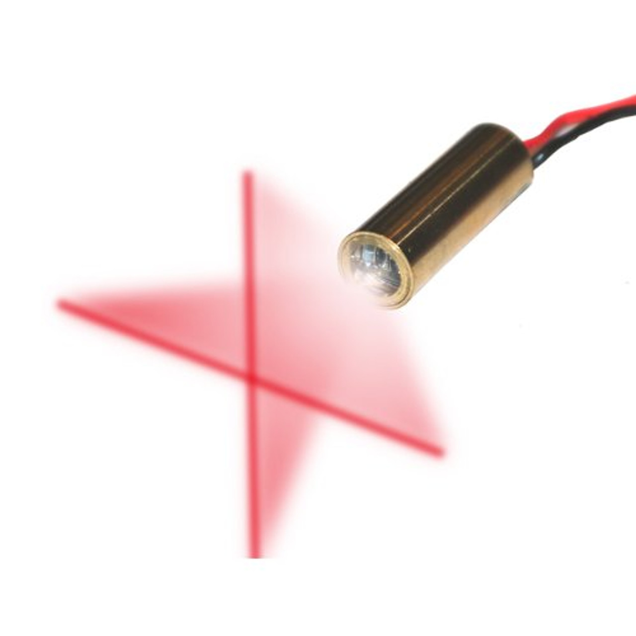 Quarton Red Dot Tiny Laser Module VLM-650-21 LPT (Mini-Size: Dimensions- D4  x 15 mm, Plastic Lens)