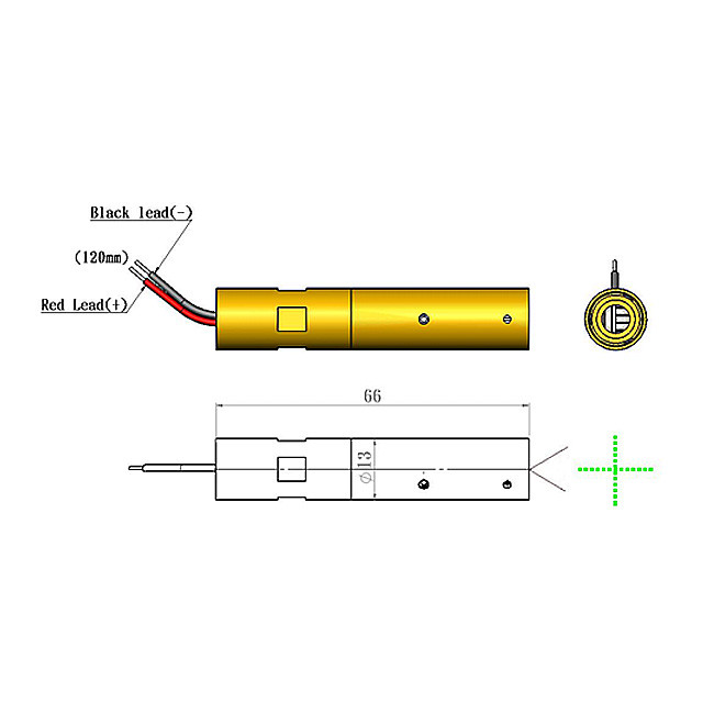 532nm Cross Line Laser Module, VLM-532-47 | Quarton - INFINITER.com